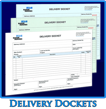 Delivery Dockets