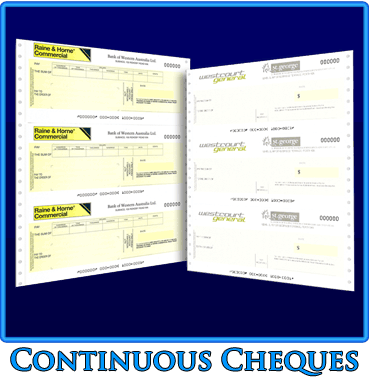 Continuous Cheques