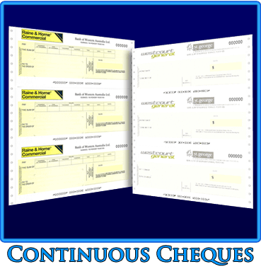 Continuous Cheques